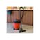 Wet/Dry Vacuum Cleaner with Wheels, 5-Piece Attachments, Red and Black