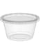 500 SET - 100ml - Plastic Clear Portion Cups/Souffle Cups/Sauce Cups With Clear Lid - (SAUCE - SPICES - PICKLE - JELLY - LIQUID) -(HOT &amp; COLD USE)