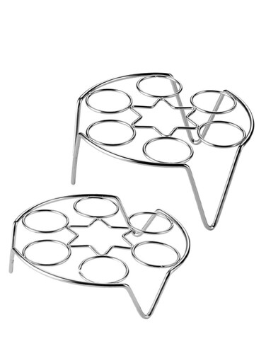 2pcs Egg Steamer Rack Steam Rack Egg Steamer Tray for Instant Pot Pressure Cooker Accessories