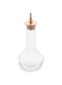 Bar Lux 3.5 Ounce Bitters Bottle, 1 Professional Grade Bitter Glass - With Copper-Plated Dasher Top, For Cocktails or Desserts, Clear Glass Dasher Bottle, Use At Homes or Bars