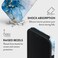 Mobcos iPhone 17 Pro Max Ocean Glow Premium Case Compatible with Hybrid Dual-Layer Hard Shell + Silicone Protection - Scratch-Resistant Shockproof Mobile Cover