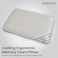Cooling Ergonomic Memory Foam Pillow With Cooling Technology and Removable Cover - 60x40x13 cm