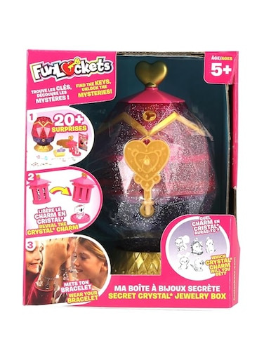 Funlockets Secret Crystal Jewellery Box Egg Design Open Box