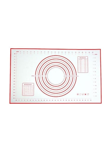 Silicone Baking Mat White/Red