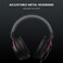EKSA Gaming Headset, Wired PS4 Headset with Noise Canceling Mic, Over-Ear Gaming Headphones Compatible with Xbox One Controller, for PS4, PS5, PC, Laptop -Red
