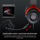 EKSA Gaming Headset, Wired PS4 Headset with Noise Canceling Mic, Over-Ear Gaming Headphones Compatible with Xbox One Controller, for PS4, PS5, PC, Laptop -Red