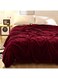 Premium Quality Long Lasting Super Soft Easy Care Foldable Light Weight Washable Fluffier King Size Bed Blanket Microfiber Maroon 200x220cm