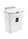 Cabinet Door Hanging Trash Can with Lid &acirc;&euro;&ldquo; No Drill Installation, Space-Saving Kitchen Waste Bin, Easy to Clean, Ideal for Apartments