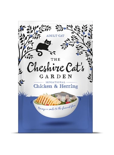 The Cheshire Cat's Garden Chicken &amp; Herring Wet Cat Food - 85G