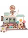 New Boy Donut Shop Playset &ndash; 34-Piece Set with Realistic Donut Shop Accessories, Interactive Light &amp; Sound Features, Battery-Operated, Promotes Imaginative Play &amp; Creativity, Ideal for Kids Ages 3+