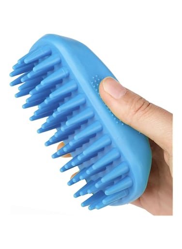 Oasisgalore Silicone Pet Clean Brush for Bath, Grooming Tool for Shampoo and Massage Dog Accessories