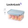 LocknLock Classic Plus Rectangle Food Container 4.4L &ndash; Mint, 4-Side Locking, Stackable &amp; Leakproof