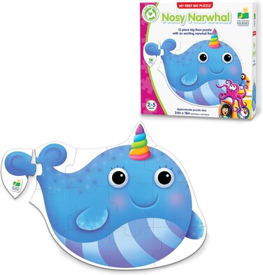 The Learning Journey - My First Big Floor Puzzle Nosy Narwhal