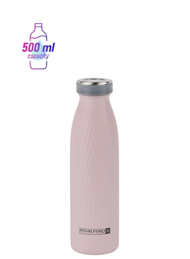 500ml Stainless Steel Vacuum Bottle RF12330 Preserves the Flavor and Freshness, Unbreakable Portable, Leak-Resistant and Light-Weight Suitable for Indoor and Outdoor Assorted Colour 500ml