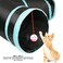 Tanoy Cat Tunnel Pet Toy Tunnel 4 Way Collapsible Cat Tube Crinkle Pop Up Tunnel Set Pet Toys