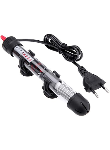 SKEIDO 110v-220v Adjustable Temperature Thermostat Heater Rod 25W Submersible Aquarium Fish Tank Water Heat