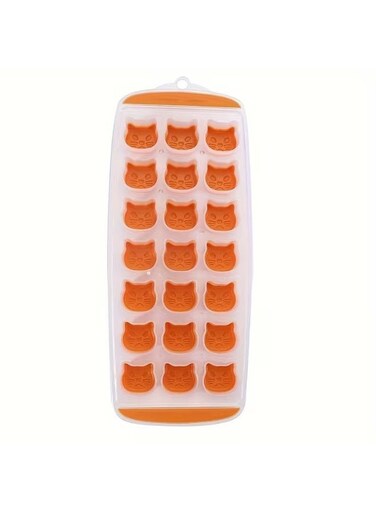 1pc BPA Free Easy Release Ice Cube Tray, Candy, Chocolate Mold, Cat Ice Mold, Dishwasher Safe