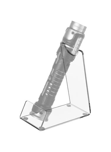 TUWEI Lightsaber Stand, Transparent Acrylic Lightsaber Display Stand, Light Saber Display Holder, Lightsaber Hilt Stand for Lightsaber Handle, Dagger and Piccolo for Table Decoration