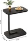 Side table simple and modern corner sofa aesthetic standing table oval coffee table tea table wood floor design home furniture