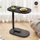 Side table simple and modern corner sofa aesthetic standing table oval coffee table tea table wood floor design home furniture