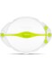 Savel, Flexible Plastic Fruit &amp; Vegetable Storage Cover, Food Safe, Reusable Plastic Saver for Cut Produce, Clear &amp; Green - SA6711