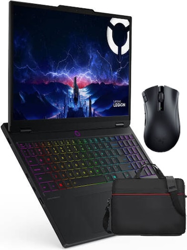 Lenovo Legion 5 15IRX10 Gaming Laptop, 15.1" WQXGA OLED 165Hz Display, Intel Core i9-14900HX, 64GB RAM, 1TB SSD, GeForce RTX 5070 8GB, English 24-Zone Backlit K/B, Win11,  Black + Free Bag &amp; Gaming Mouse Included
