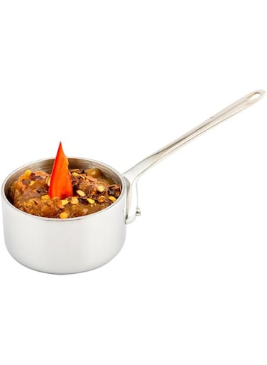 Restaurantware Mini Sauce Pan - 2" Stainless Steel - Commercial Grade - 1ct Box -