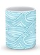 Premium Rough Seas Designer Mug Blue