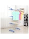 Rewiking 3 Layer Tier Clothes Folding Hanger, Dryer Stand, Rack Powder Coated Tube Indoor Outdoor Laundry