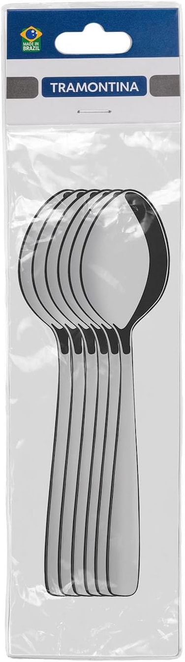 Amazonas Stainless Steel 6 Piece Dessert Spoon Set