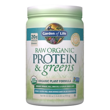 Garden Of Life Raw Protein &amp; Greens, Lightly Sweet (No Stevia), 1LB