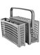 Universal Dishwasher Silverware Replacement Cutlery Basket-2 in 1 Utelsil Basket Utnsil Basket with a Handle-Universal