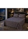 King Size 3PCS Blue Pattern Bedsheet Set 200x220 CM &acirc;&euro;&ldquo; 125 GSM Soft Lightweight Fabric, Elegant Printed Bedding with 2 Pillow Covers