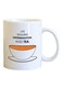 Your Wall Life Requires Determination And Tea Printed Mug White/Black/Orange