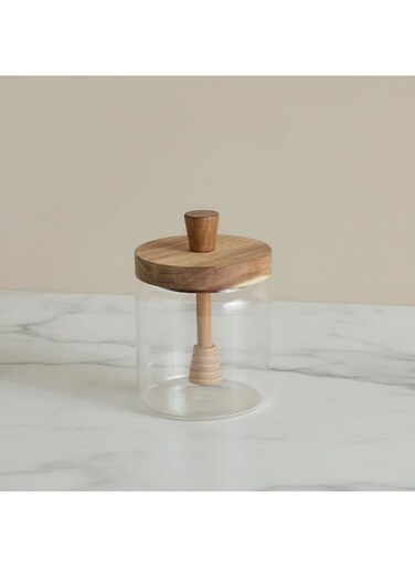 Box Essential Honey Jar with Dipper