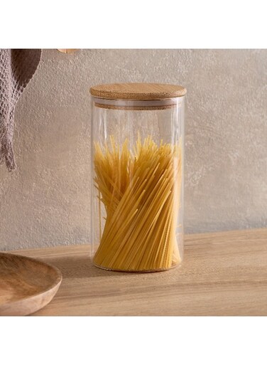 Box La Natura Borosilicate Glass Jar 1.45 L