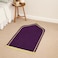 Fabienne Luxury Foam Prayer Rug with Prayer Beads Soft Padded Prayer Mat 70x110 cm Purple with Knee Support, Anti-Slip &amp; Lightweight &ndash; Ideal Gift for Elderly, Eid &amp; Ramadan