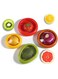 ELECDON Saver Holder Storage Containers for Fridge, Reusable Food Saver for Tomato, Onion, Lemon Keeper Holder, Refrigerator Vegetable Fruit Crisper (4 Pcs)