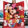 Digital Printing Soft Plush Blanket Mickey Mouse Cartoon Small Blanket Air Conditioning Blanket Sofa Blanket