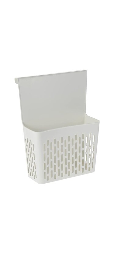 Organizers ORG-53 Kitchen Over Cabinet Drawer Door Hanging Attach a Trash Waste Bin Box Organizer Basket - Wall Mounted Garbage Bin for Cupboard Door Bathroom Bedroom Office