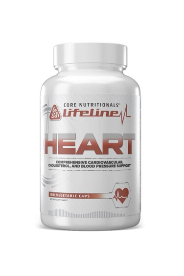HEART Comprehensive Cardiovascular &amp; Heart Health Support Supplement, Blood Pressure, Cholesterol &amp; Heart Function Formula - 180Capsules
