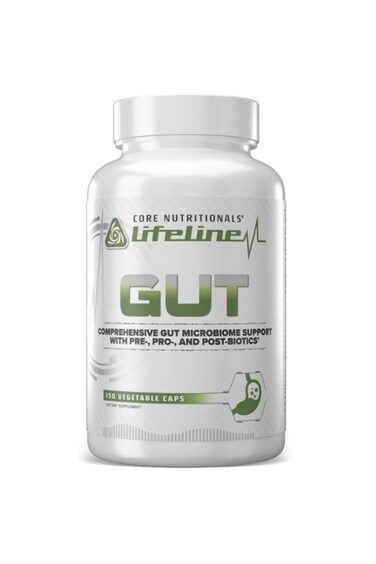 GUT Complete Probiotic + Prebiotic + Postbiotic + Enzyme Formula for Digestive Health, Gut Microbiome Balance &amp; Immune Support - 150 Capsules