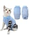 LIENJAER Cat&rsquo;s Recovery Suit for After Surgery Protecting Anti-Licking Wound Clothes for Kitten Professional Surgical Shirt for After Spay Wear Pet E-Collar Substitute-M