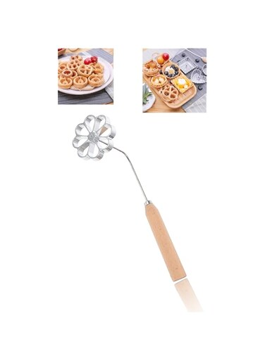 Sweet seven - Create Delightful Rosette Waffles, Cookies, and Pastries - Unique Kitchen Gadget for Creative Cake Printing - Versatile Frying Mold for Culinary Creations