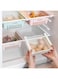 DXP-shop Fridge Drawer Organizer Retractable Refrigerator Storage Box   Refrigerator Fruit &amp; Vegetable Tray   Universal Additional Compartments   Keep Fridge Tidy Shelf Holder Food Container Baskets