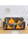 Sulfar 1 Seater Cotton Stretch Sofa Slipcover Fashion Geometric Style All-inclusive Stretch Universal Sofa Cover Slipcover Washable Anti-Skid Stretch Soft Couch Cover For Living Room Bed Room