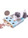 NeoStyle 3 in 1 Cat Scratcher Toy Interactive,Corrugated Cardboard Cat Scratcher,Cat Games for Indoor Cats,Cat Enrichment Toys for Indoor Cats,Cat Whack a Mole Toy,Cat Laptop Toy