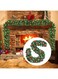 Coolchic Christmas Garland, 9FT/2.7M Premium Christmas Garland with 50 LED Lights, Greenery Xmas Garland with 20 Pine Cones 90 Red Berry Christmas Decoration for Indoor Outdoor Home