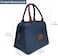 Insulated Lunch Bag for Men Women Kids with Strap Handles, Wide Open Easy to Clean Insulated Lunch Bag Box for Office Work School Picnic Travel, Leakproof Thermal Cooler Insulated Lunch (Navy Blue)