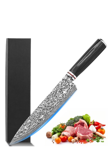 8"Super Sharp Professional Chef's Knife, Made of German High-carbon Stainless Steel, With Gift Box